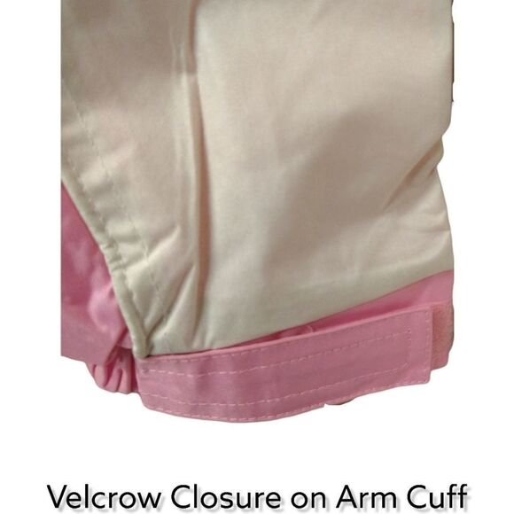 Island Beach Women's Pink & Cream Colored Windbreaker Jacket SIZE L - Picture 11 of 16